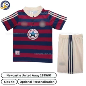 Newcastle United Away Kids Kit 1995_97-front view