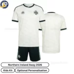 Northern Ireland Away Kids Kit 2026-over view-black