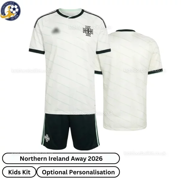 Northern Ireland Away Kids Kit 2026-over view-black