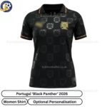 Portugal Black Panther Women Shirt 2026_over view