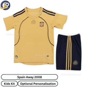 Spain Away Kids Kit 2008-front view
