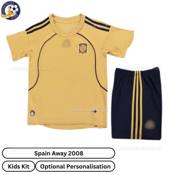 Spain Away Kids Kit 2008-front view