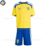 Sweden World Cup Kids Kit 2026-front view