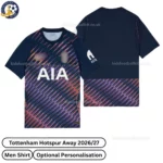 Tottenham away men shirt 26_27-over view