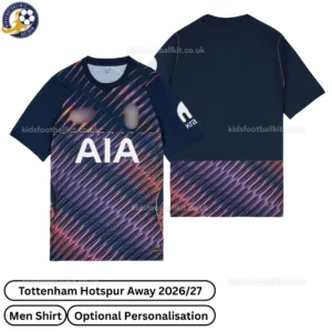 Tottenham away men shirt 26_27-over view