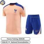 kfk_France-Training-Kids-Football-Kit-2025_26-No-Socks-–-Peach-front-view-r