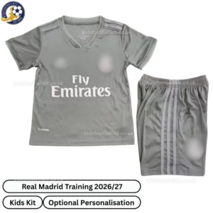Real Madrid Training Kids Kit 26_27-front view