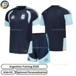Argentina Training Kids Kit 2026 - over view - navy