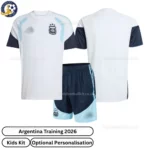 Argentina Training Kids Kit 2026 - over view -white
