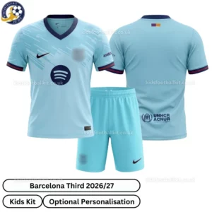 Barcelona Third Kids Kit 26_27-over view