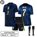 Brazil-Away-Kids-Kit-2026-VINI-JR.-7-over-view-with-socks-r