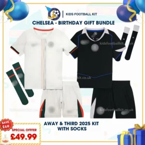 Chelsea away and third kids kits 25_26-blur