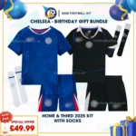 Chelsea home and third kids kits 25_26-blur