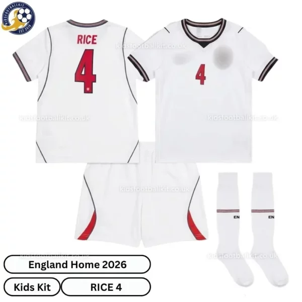 England-RICE-4-Home-World-Cup-2026-Kids-Football-Kit-over-view-with-socks-r