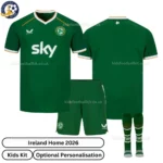 Ireland Home Kids Football Kit 2026-over view-re