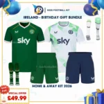Ireland home and away kids kits 2026-re