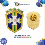 Brazil Football Pin Badge