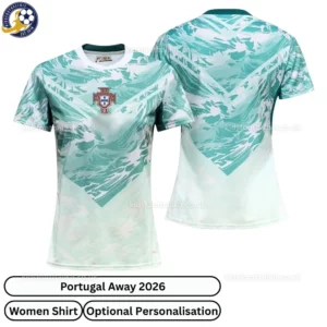 Portugal Away Women Shirt 2026-over view