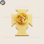 Portugal Football Pin Badge - Back View