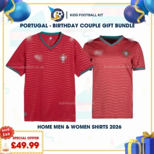 Portugal home men and women shirts 2026
