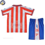Retro Atlético de Madrid Home Kids Kit 96_97 -back view