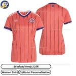 Scotland Away Women Shirt 2026-over view