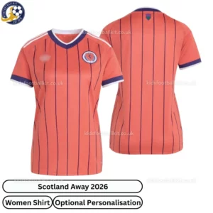 Scotland Away Women Shirt 2026-over view