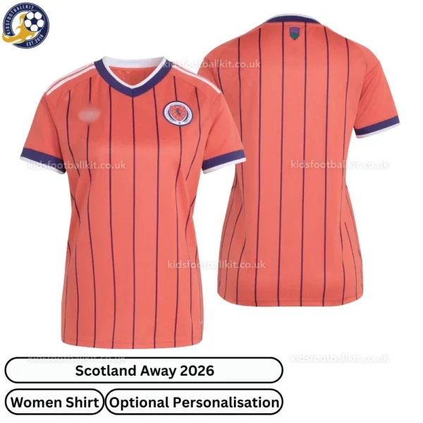 Scotland Away Women Shirt 2026-over view
