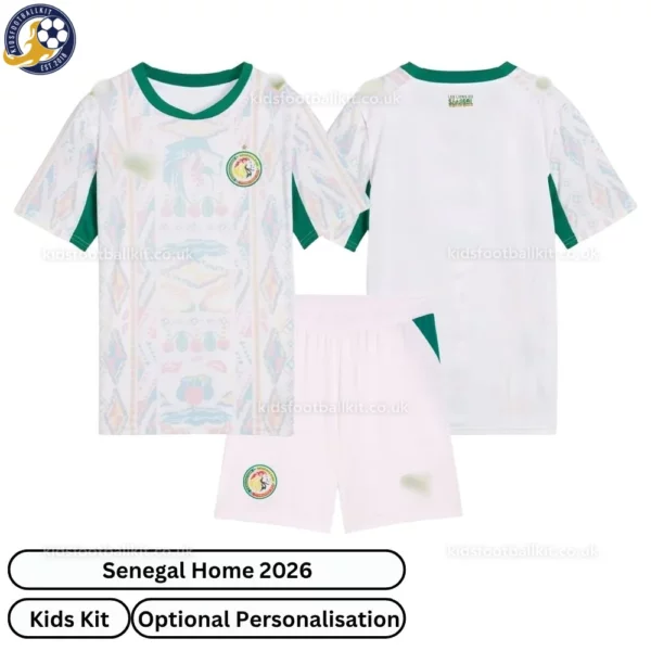 Senegal Home Kids Kit 2026-over view