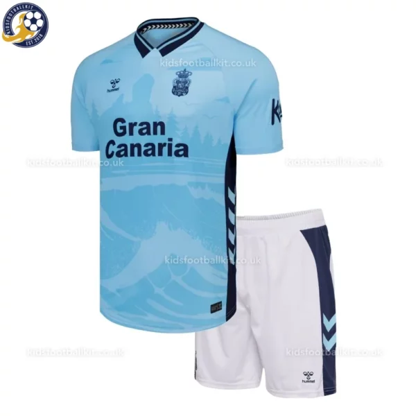 UD Las Palmas Away Kids Kit 2025_26-front view