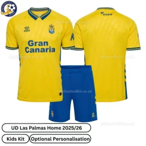 UD Las Palmas Home Kids Kit 2025_26-over view