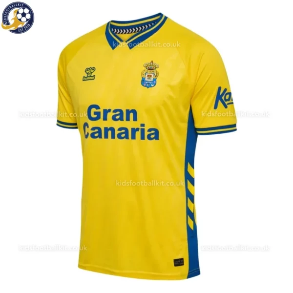 UD Las Palmas Home Kids Shirt 2025_26-front view