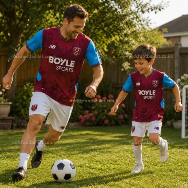 West Ham home men shirt and kids kit 26_27-image