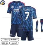 ar-snl-Away-Kids-Football-Kit-2025_26-SAKA-7-over-view-with-socks-r