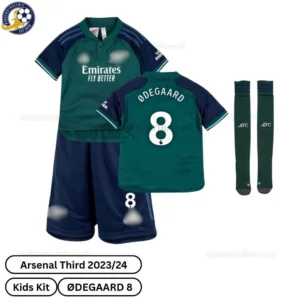 ar-snl-Third-Kids-Football-Kit-2023_24-–-ODEGAARD-8-With-Socks-r