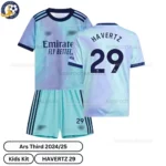 ar-snl-Third-Kids-Football-Kit-2024_25-HAVERTZ-29-No-Socks-over-view-r