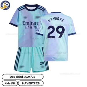 ar-snl-Third-Kids-Football-Kit-2024_25-HAVERTZ-29-No-Socks-over-view-r