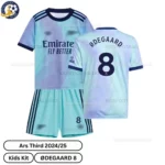 ar-snl-Third-Kids-Football-Kit-2024_25-ODEGAARD-8-No-Socks-over-view-r