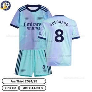 ar-snl-Third-Kids-Football-Kit-2024_25-ODEGAARD-8-No-Socks-over-view-r