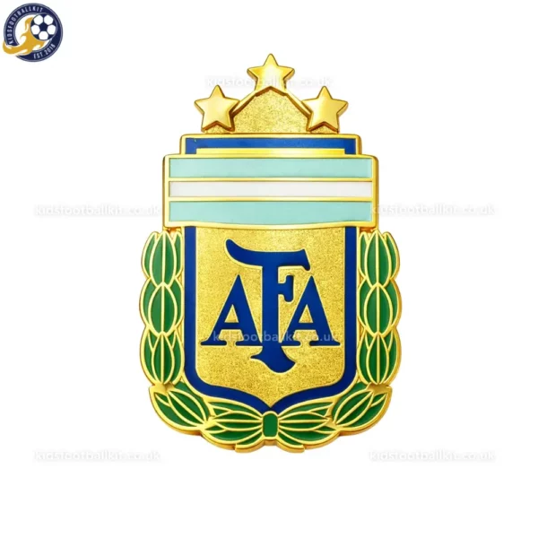 Argentina Football Pin Badge - Front View