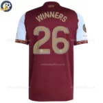Aston Villa Home Kids Kit 25_26-WINNERS 26-back view