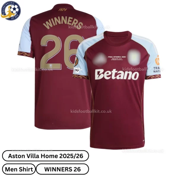 Aston Villa Home Men Shirt 25_26-WINNERS 26-over view