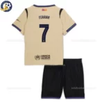 Barcelona Away Kids Kit 25_26-back view-FERRAN 7