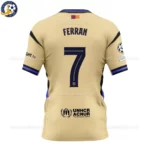 Barcelona Away Men Shirt 25_26-back view-FERRAN 7