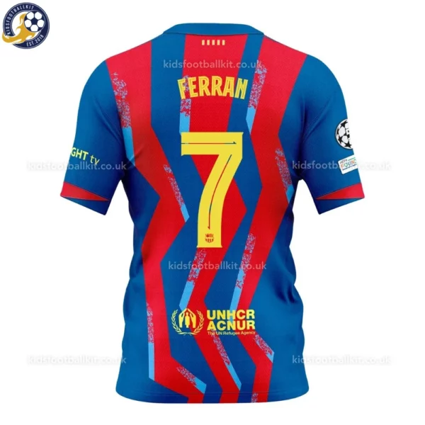 Barcelona Fourth Men Shirt 25_26-back view-FERRAN 7