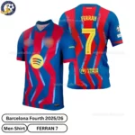 Barcelona Fourth Men Shirt 25_26-over view-FERRAN 7