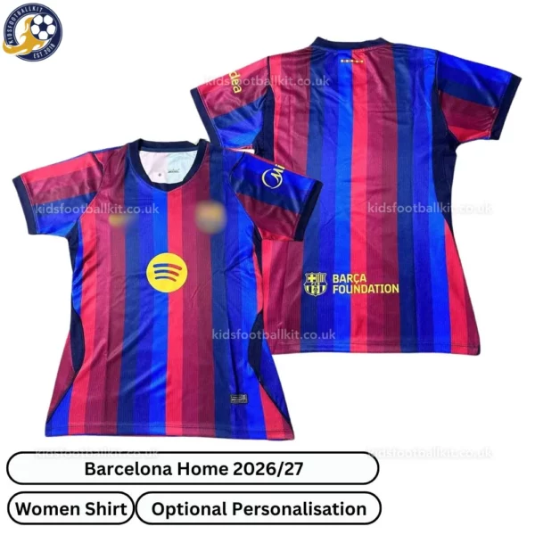 Barcelona Home Women Shirt 2026_27-over view