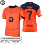 Barcelona Third Men Shirt 25_26-over view-FERRAN 7