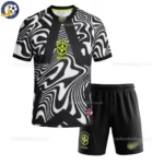 Brazil Goalkeeper Kids Kit 2026-front view-black
