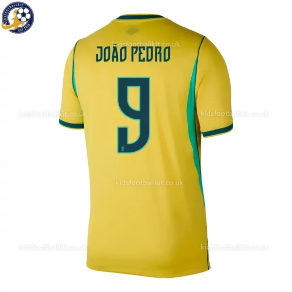 Brazil Home Kids Kit 2026-João Pedro 9-back view